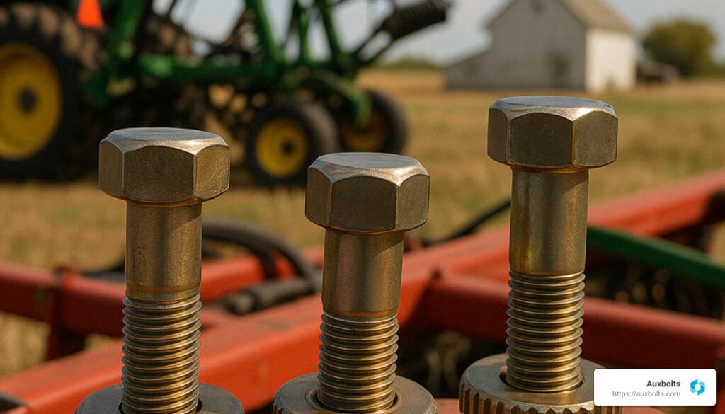 custom bolts agriculture equipment manufacturers