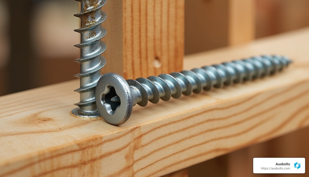 high strength wood screws